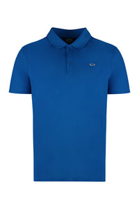 Cotton-piqué polo shirt